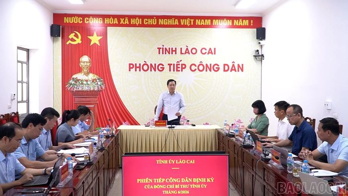 Phiên tiếp công dân định kỳ tháng 6/2026.