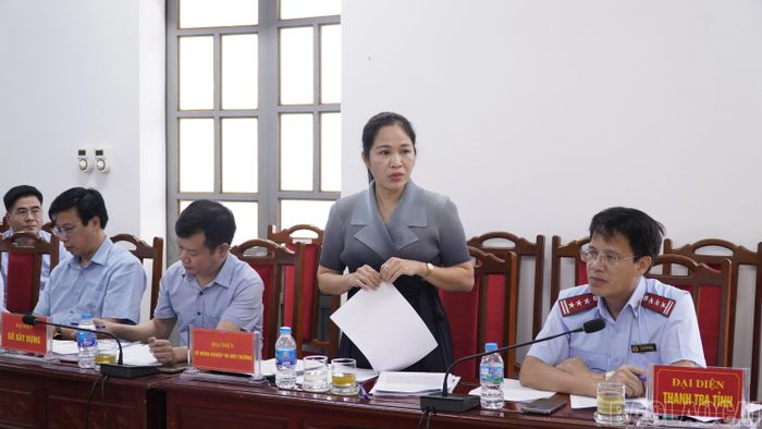 Lãnh đạo Sở Nông nghiệp và Môi trường phát biểu tại buổi tiếp công dân định kỳ tháng 6/2026.