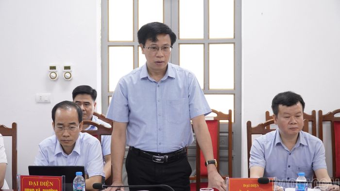 Lãnh đạo xã Yên Bình phát biểu tại buổi tiếp công dân định kỳ tháng 6/2026.
