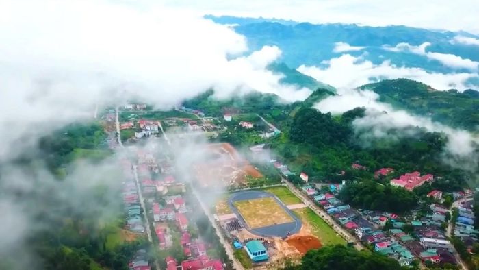 Trung tâm xã Si Ma Cai.