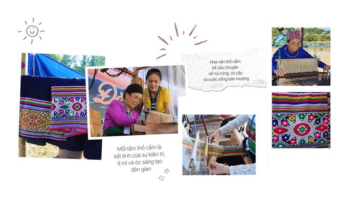 Bên khung cửi, nghề dệt truyền thống vẫn được gìn giữ qua nhiều thế hệ phụ nữ Thái