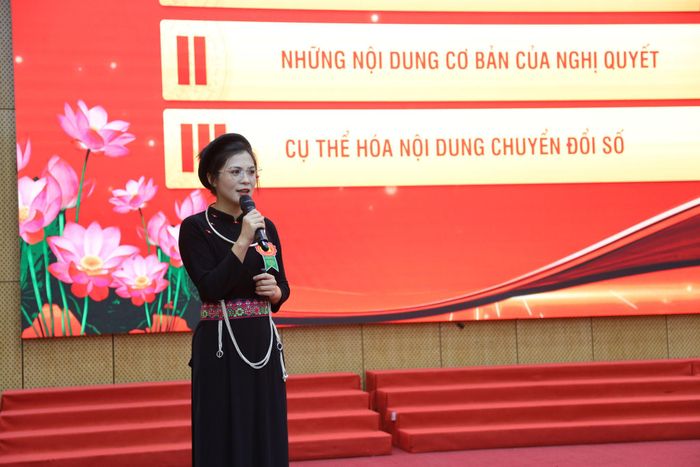 Thí sinh tham gia tranh tài tại Vòng chung kết Hội thi Báo cáo viên, tuyên truyền viên giỏi tỉnh Lâm Đồng năm 2026