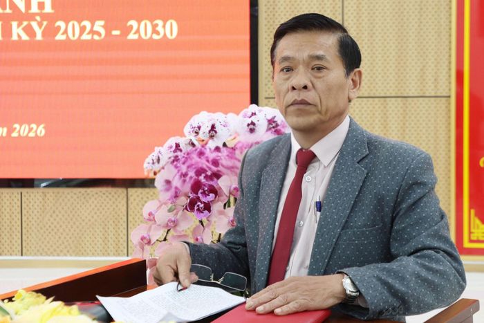 Chủ tịch Liên minh HTX tỉnh Lâm Đồng Nguyễn Khải báo cáo tình hình hoạt động 6 tháng đầu năm 2026