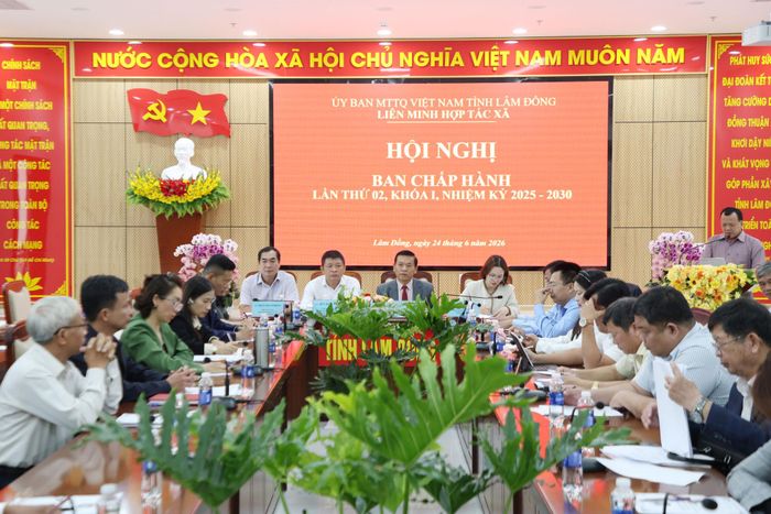Hội nghị lần thứ 2 Ban Chấp hành Liên minh HTX tỉnh Lâm Đồng khóa I, nhiệm kỳ 2025 - 2030
