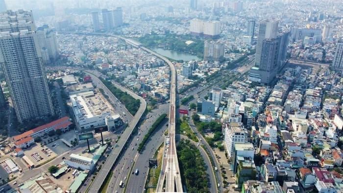 Metro số 1 Bến Thành - Suối Tiên đã đưa vào khai thác trên địa bàn TP HCM. (Ảnh: Hải Quân).