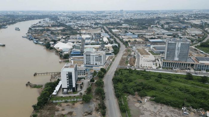 Khu đất xây dựng Trung tâm Chính trị - Hành chính mới đã được chuyển đổi công năng từ đất công nghiệp.