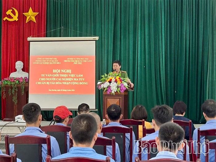 Cơ sở Cai nghiện ma túy số 2 tổ chức tư vấn, giới thiệu việc làm cho học viên cai nghiện.