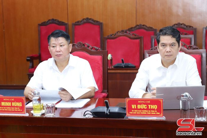 Các đại biểu dự cuộc họp.