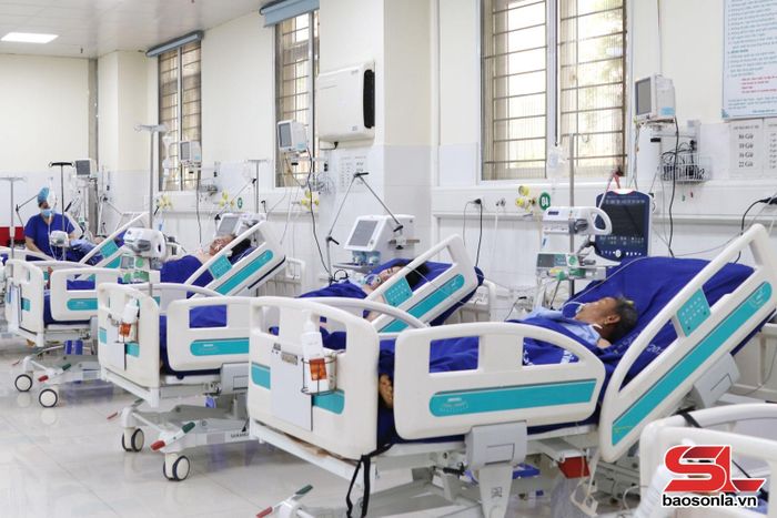 Khoa Hồi sức tích cực - Chống độc, Bệnh viện Đa khoa tỉnh điều trị các ca bệnh đột quỵ.