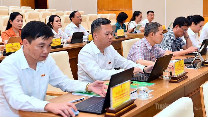 Các đại biểu dự kỳ họp.