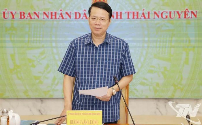 Đồng chí Dương Văn Lượng, Phó Chủ tịch UBND tỉnh kết luận cuộc họp.