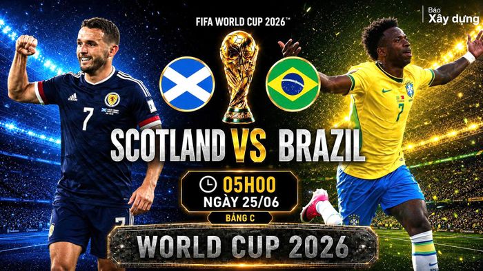 Tuyển Scotland quyết tâm tạo bất ngờ cho Brazil.