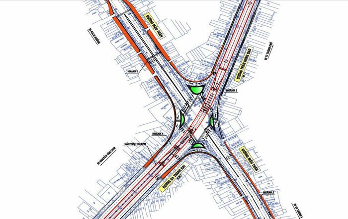 Thiết kế nút giao số 1.