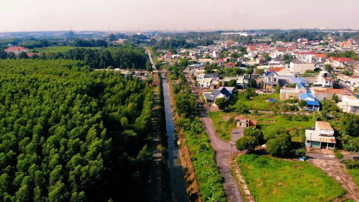 Diện mạo khu vực triển khai dự án thoát nước.