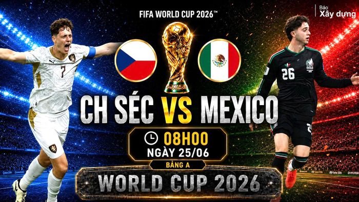 Tuyển CH Séc quyết tâm đánh bại Mexico để nuôi hy vọng đi tiếp.