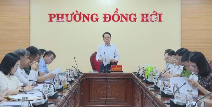 Bí thư Đảng ủy phường Đồng Hới Phan Mạnh Hùng cho biết, sau khi sắp xếp, phường Đồng Hới sẽ còn 25 tổ dân phố