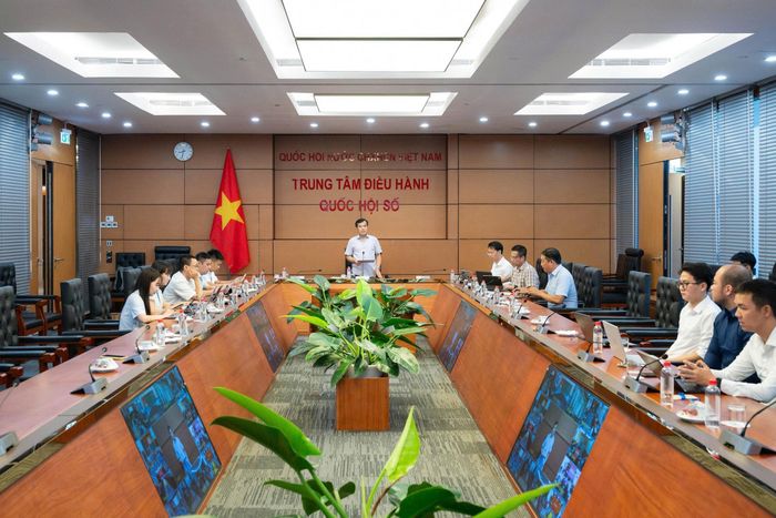 Toàn cảnh Hội nghị tại điểm cầu Nhà Quốc hội