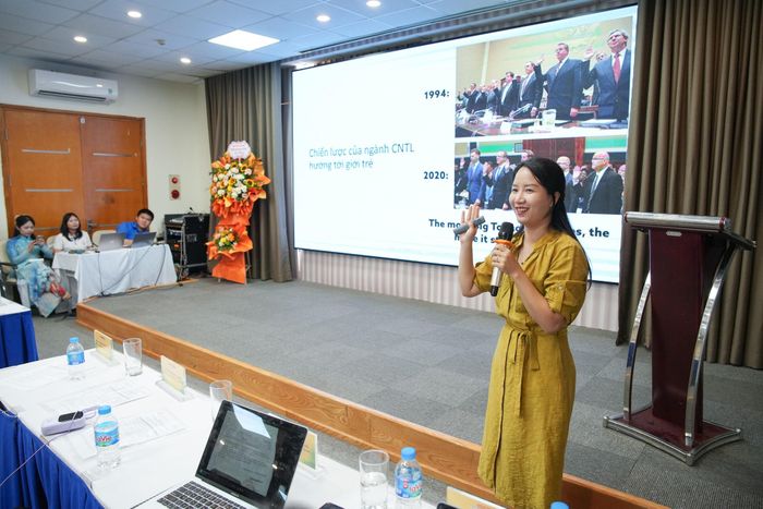 ThS. Bùi Thị Thu Giang – Quản lý Chương trình, Tổ chức Campaign for Tobacco-Free Kids chia sẻ về các chiến lược tiếp thị của ngành công nghiệp thuốc lá hướng tới giới trẻ