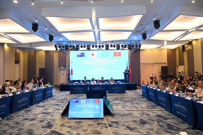 Toàn cảnh phiên khai mạc hội thảo “Đối tác trong khuôn khổ Chương trình hợp tác Ba bên (TPP) năm 2026” sáng 24/6 tại Hà Nội