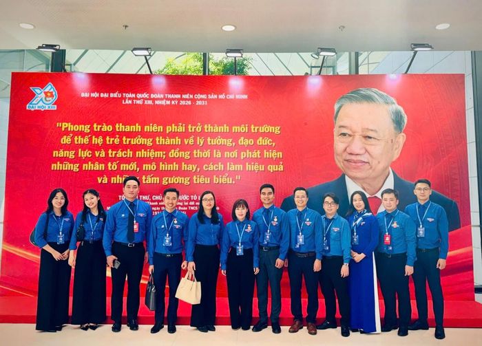 Đoàn đại biểu Đoàn Thanh niên Chính phủ dự Đại hội