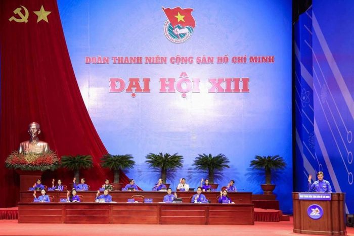 Các đại biểu biểu quyết tại Đại hội