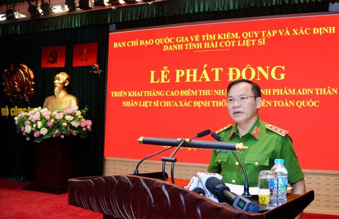 Thứ trưởng Nguyễn Văn Long phát biểu tại buổi lễ.