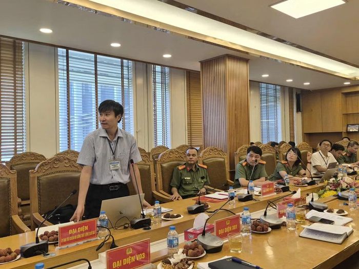  Đại diện Văn phòng Công nhận Chất lượng quốc gia (BoA) thuộc Ủy ban Tiêu chuẩn Đo lường Chất lượng Quốc gia phát biểu tham luận. 