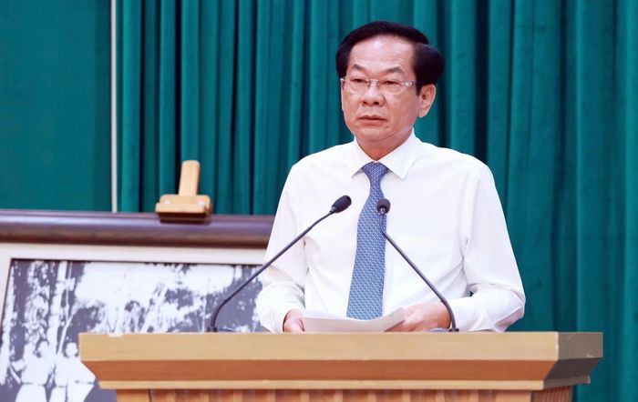 Bộ trưởng Đỗ Thanh Bình phát biểu tại buổi lễ.