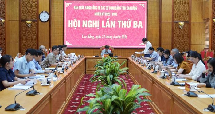 Hội nghị lần thứ ba Ban Chấp hành Đảng bộ các cơ quan Đảng tỉnh nhiệm kỳ 2025 - 2030.