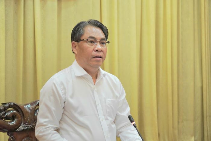 Đồng chí Phan Thăng An, Bí thư Tỉnh ủy, Chủ tịch HĐND tỉnh, Bí thư Đảng ủy Quân sự tỉnh phát biểu kết luận.