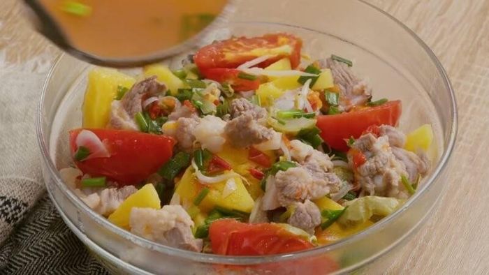 Canh chua sườn non. Ảnh minh họa.