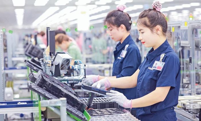Mục tiêu trọng tâm của Bắc Ninh là dòng vốn vào các ngành công nghiệp công nghệ cao, linh kiện điện tử, bán dẫn... Ảnh Trịnh Lan.