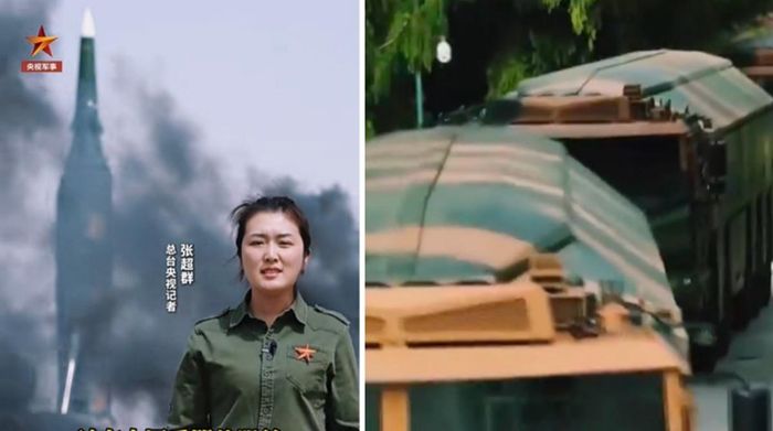 Tên lửa DF-17 của Trung Quốc với phương tiện lượn siêu thanh. Ảnh Military Watch
