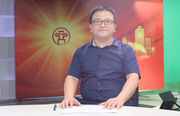 PGS. TS Phạm Hoàng Kiên, Trưởng Bộ môn Tự động hóa Thiết kế cầu đường, Khoa Công trình, Trường Đại học Giao thông Vận tải chia sẻ tại chương trình. Ảnh: Thanh Hải