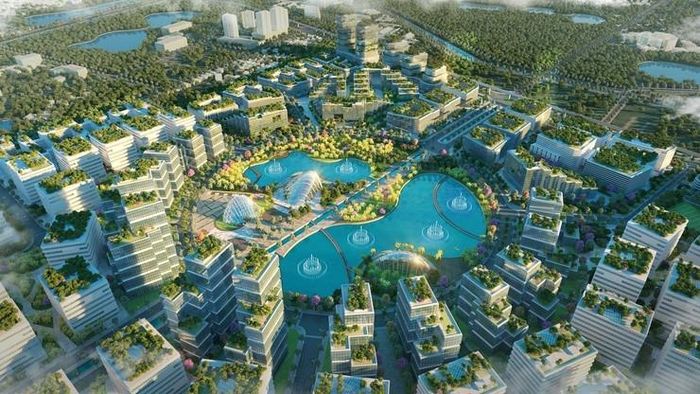 Phối cảnh dự án Khu Công nghệ cao Sinh học Hà Nội. Ảnh: UBND thành phố Hà Nội