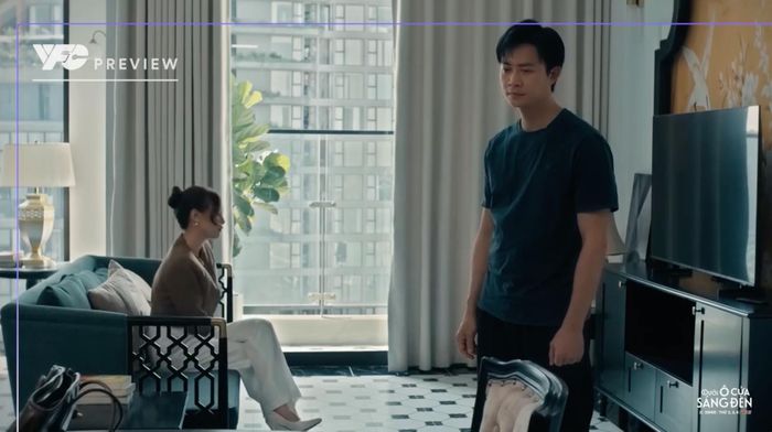 Diệu đề nghị ly hôn nhưng Dương không đồng ý. Ảnh VTV
