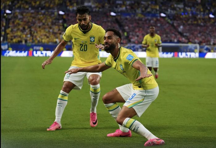  Cunha đã có bàn thứ ba tại World Cup 2026. ẢNH: Press Association 
