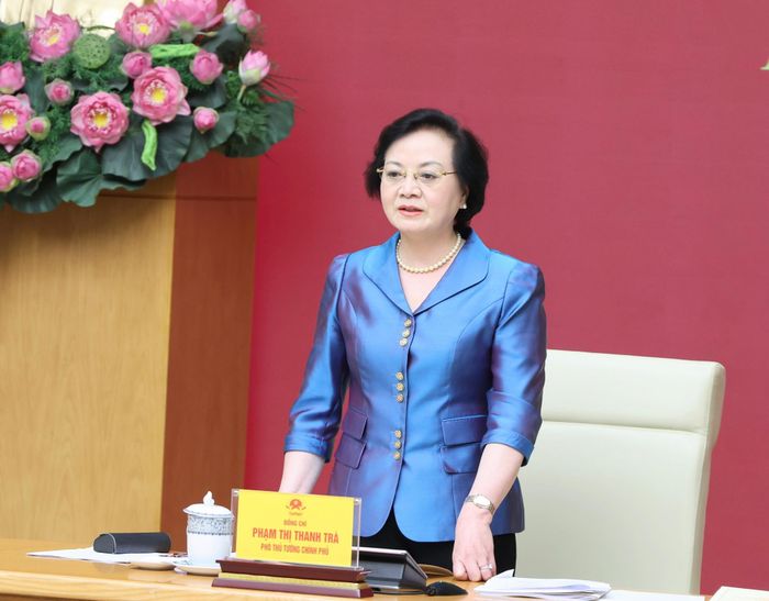  Phó Thủ tướng Phạm Thị Thanh Trà yêu cầu đẩy nhanh việc tìm kiếm và xác định danh tính liệt sĩ. Ảnh: VGP 