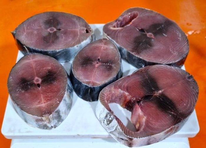 Bệnh nhân sốc phản vệ độ III sau khi ăn cá ngừ. Ảnh: seanlandfoods.