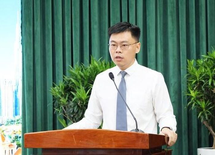TS. Trương Minh Huy Vũ, Viện trưởng Viện Nghiên cứu Phát triển TP.HCM phát biểu khai mạc