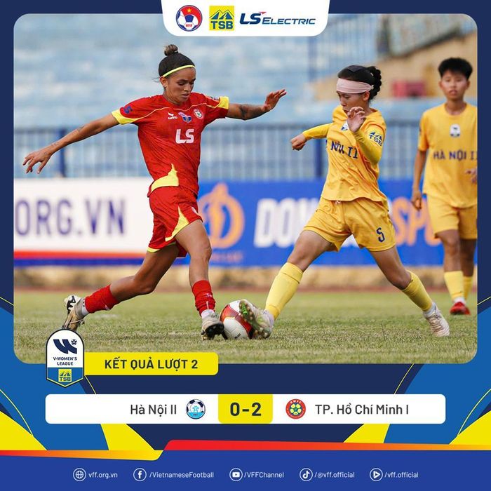 Thùy Linh ấn định chiến thắng 2-0 cho TP.HCM I ở phút 88