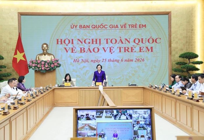 Hội nghị toàn quốc về bảo vệ trẻ em - Ảnh: VGP/Thu Giang