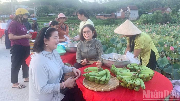 Điểm du lịch cộng đồng Đại An đã hình thành nên những sản phẩm du lịch đa dạng.