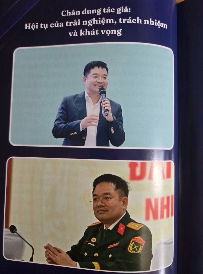 Chân dung tác giả đăng trong cuốn sách.