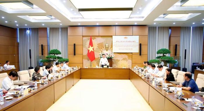 Quang cảnh cuộc làm việc. (Ảnh: Media Quốc hội)
