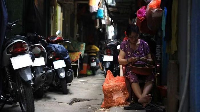 Khu Mả Lạng, giới hạn bởi các tuyến Nguyễn Trãi-Trần Đình Xu-Nguyễn Cư Trinh. (Ảnh: VÕ LÊ)