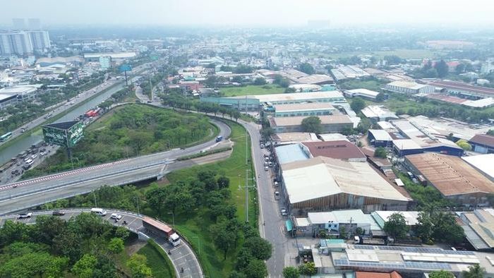 Khu vực thực hiện dự án đường Võ Văn Kiệt nối dài