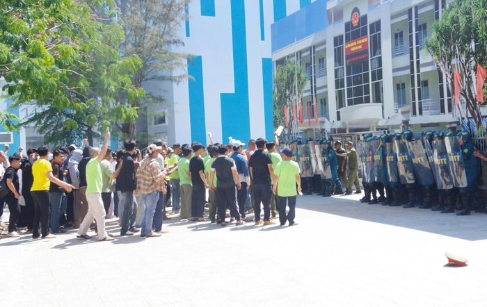  Tình huống trong diễn tập.