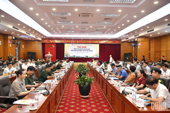  Quang cảnh tọa đàm. Ảnh: TRỌNG HẢI