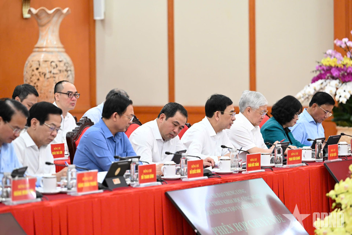  Các đại biểu tham dự phiên họp.